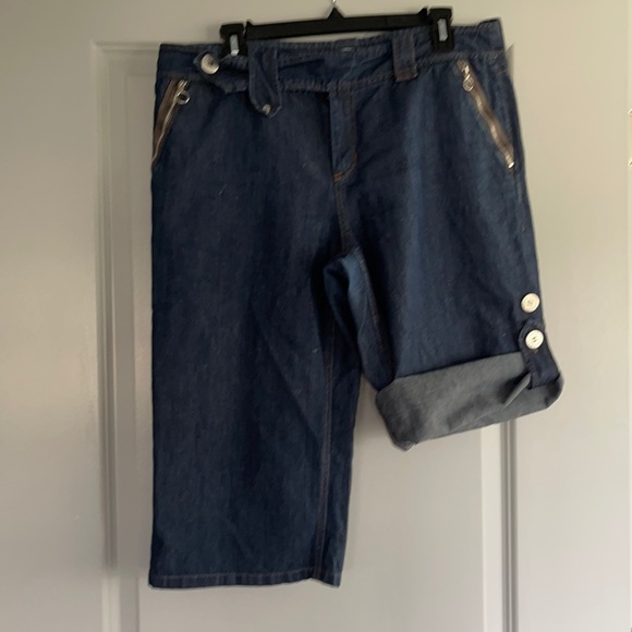 Max Mara SportMax denim Capri/shorts - Picture 1 of 5